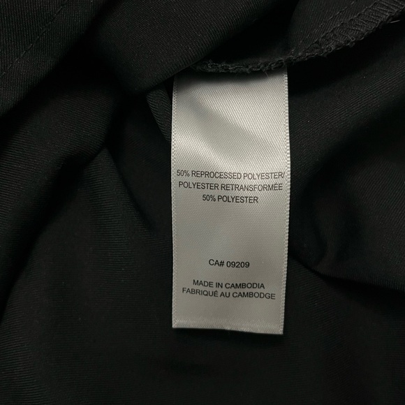 Cleo Black Business Casual Blouse Button Up Back - Picture 6 of 7